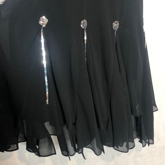 J.B.S black sparkle maxi skirt - Picture 2 of 4